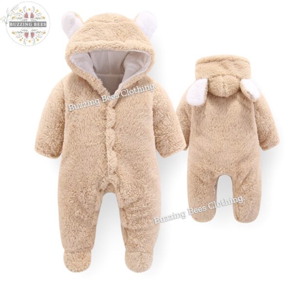Soft fur Body suit for baby