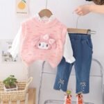 Wool 3 Piece Sweater Set