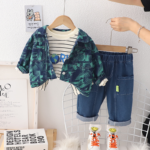Denim Stylish 3 Piece jacket set
